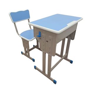 Bureau d'enseignant scolaire à <span class=keywords><strong>prix</strong></span> promotionnel, bureau et chaise d'université confortables pour étudiants avec tablette d'écriture - Product Image 5