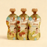 Emballage en plastique personnalisé Feiao avec bec verseur, sachet Doypack avec bec verseur pour jus liquide, purée de fruits, aliments pour bébés