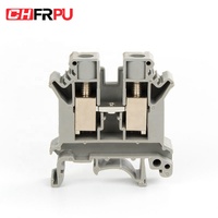 CHFRPU UK10N 10 mm2 DIN Rail vis bornier en laiton conducteur selle Terminal Board câble connecteur cosses connecteur d'alimentation