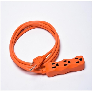 Cable de Extensión Flexible de 3 Hilos Calibre 16 SJTW de Alta Resistencia 15A Impermeable <span class=keywords><strong>para</strong></span> Exteriores, <span class=keywords><strong>para</strong></span> Cortacésped, Jardín y Patio - Product Image 1