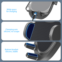 Support de téléphone portable tendance pour voiture, fixation aérienne, accessoires intelligents pour voiture, support de téléphone 360° pour voiture, support de téléphone à fixation par ventouse