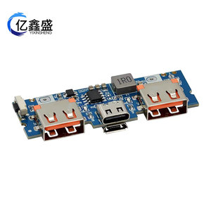 โมดูลไดร์เวอร์พลังงาน 5V 2.4A ยูเอสบีคู่ ชนิด ซี แบตเตอรี่สำรองแบบพกพา บอร์ดเพิ่มพลังงาน - Product Image 2