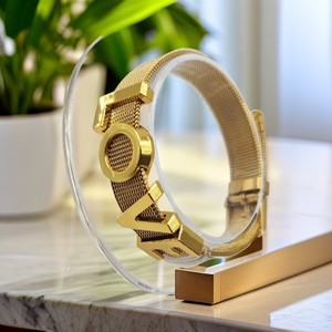 10Mm Lỗ Vàng Sliver Với Rhinestone Và Bóng Tiếng Anh Thư Rác Trường Hợ<span class=keywords><strong>p</strong></span> Điện Thoại Quyến Rũ DIY Vòng Đeo Tay Vòng Cổ Túi Vật Nuôi Tên Thủ Công - Product Image 5