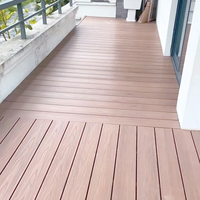 Plancher en WPC Co-extrudé Haute Densité Imperméable Antidérapant pour Villa et Cour, Accessoires Anti-corrosion KINEASE Flottant