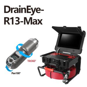Caméra DrainEye R13-max, caméra rotative à 360 degrés, auto-équilibrante, caméra de canalisation 512 Hz, câble de 50 mètres, adaptée aux plombiers - Product Image 2