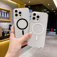 Coques TPU+PC Écologiques Anti-chute à Chargement Sans Fil Magnétique Transparentes et Antichoc pour 15/16 Pro – Meilleures Ventes