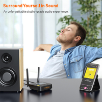 Récepteur audio Bluetooth 5.1 haute résolution 1Mii B06Pro+ avec puce DAC, adaptateur Bluetooth à faible latence de 164 pieds pour amplificateur de haut-parleurs