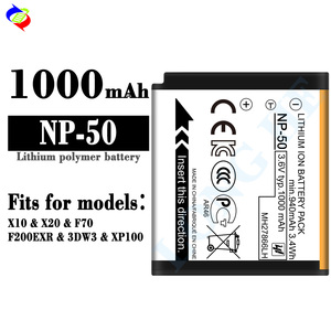 แบตเตอรี่คุณภาพดั้งเดิม 1000mAh รุ่น NP-50 สำหรับกล้องฟูจิ X10 X20 F70 F200EXR 3DW3 XP100 - Product Image 2
