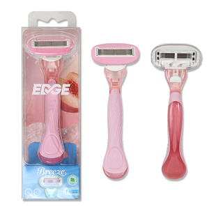 <span class=keywords><strong>Rasoir</strong></span> manuel pour femmes à 5 lames avec logo personnalisé, <span class=keywords><strong>rasoir</strong></span> à long manche, <span class=keywords><strong>rasoir</strong></span> pour femmes, outil professionnel d'épilation - Product Image 1
