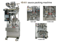 Emballage de sachets alimentaires multifonctionnels entièrement automatiques de 20g et 50g pour sauces épaisses, liquides, tomates, chocolat, cacahuètes, pizza, pâte de tamarin