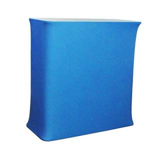 Table et comptoir d'exposition pliables rectangulaires portables avec stand <span class=keywords><strong>pop</strong></span>-up, éclairage LED, durables et faciles à assembler - Product Image 3