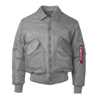 CWU/45P Blouson aviateur en nylon épais de haute qualité pour hommes hiver vert noir rembourré veste de vol de pilote coupe-vent