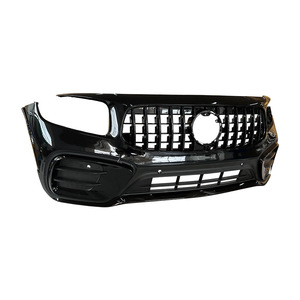 Kit de pare-chocs avant Mercedes-Benz GLB-Class X247 2020-2024, mise à niveau pour rétrofit, matériau ABSPCPP, découpes pour feux antibrouillard - Product Image 1