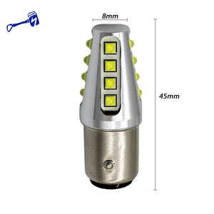 Hecho en fábrica 1157 BAY15D T20 T25 3157 7443 luz de freno LED blanco <span class=keywords><strong>amarillo</strong></span> ámbar azul verde 12V 24V luz de freno LED para coche - Product Image 3