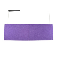 Pendentif acoustique à hauteur réglable de lumière linéaire LED moderne nordique pour bureau à domicile hôtel Bar décor résidentiel forme longue