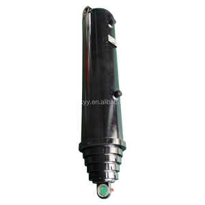 Cilindros Hidráulicos Telescópicos de Pistón para Camiones Volquete, de 3-5 Etapas, Parker, de Acción Simple, de Acero, para Venta - Product Image 1