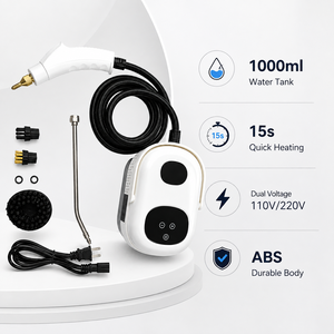 Limpiador a Vapor OEM ODM de 1500W, 3BAR de Alta Presión, Tanque de 1000ml, Calentamiento Rápido en 15s, Máquina de Limpieza Portátil para Hogar, Auto y Cocina - Product Image 5