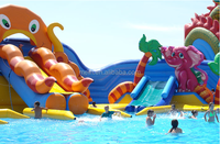 Beau parc gonflable de piscine Offre Spéciale au-dessus de la glissière mobile au sol de parc aquatique à vendre-Château gonflable