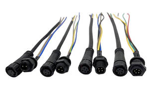 M12 ניילון עמיד למים מחבר 2pin 3pin 4pin 5pin חיבור חוט <span class=keywords><strong>6pin</strong></span> - Product Image 2