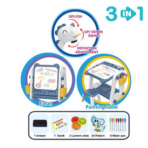 Creatief Smart Board Tekentafel Speelgoed Uitwisbaar Kids Art Boards Meisjes Multifunctionele Muzikale Projectie Tekentafel - Product Image 2