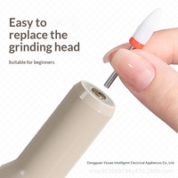 Ponceuse à ongles électrique professionnelle, machine de manucure, outil de retrait des cuticules, portable pour usage domestique, rechargeable longue durée, fabriqué en Chine