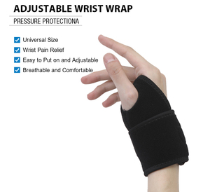 Chất Lượng Cao Nylon Neoprene Có Thể Điều Chỉnh Bóng Đá Hỗ Trợ Cổ Tay Dây Đeo Biểu Tượng Tùy Chỉnh Cho Thể Thao Và Tập Thể Dục - Product Image 4