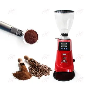 Professional Wholesale Commercial Touch Screen Electric Coffee Grinder With 64mm Titanium Burrs