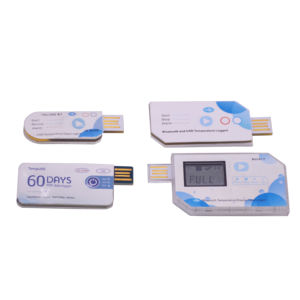 K1 usb डिस्पोजेबल सिंगल यूज कोल्ड चेन मॉनिटर रिकॉर्डर फार्मास्युटिकल तापमान डेटा लॉगर - Product Image 3