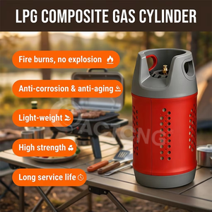 Bouteille de gaz GPL composite pour la cuisson à domicile, barbecue extérieur, gaz domestique, hôtel - Product Image 3