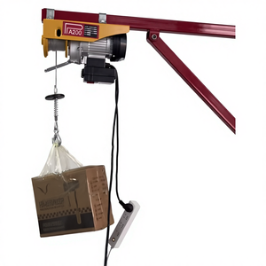 Mini Polipasto Eléctrico PA1000 de 220V con Control Remoto, Capacidad de 1200 kg, Cable de Acero de 30 m, Nuevo, para Tiendas de Materiales de Construcción - Product Image 4