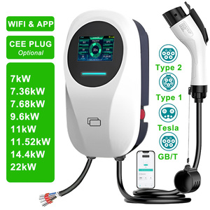 Station de recharge rapide pour voiture électrique Chery Jetour T2 chevy Volt mg 7kw, borne murale domestique 22kw, chargeur mural PHEV niveau 2 - Product Image 1