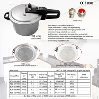Cuisinière à pression et cuiseur à riz en aluminium de style brésilien pour la maison, compatible induction, écologique