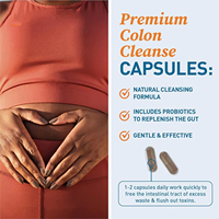 Nettoyage du côlon OEM, soutien de la santé intestinale pour femmes et hommes |   Détox doux de 14 jours sans gluten, avec acidophilus et lin, fabriqué en Chine