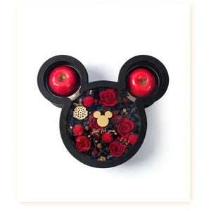 Wholesale Cute Mickey Hot Selling Couples chocolate Flowers Creative Gift Box Flowers paper Packaging Box