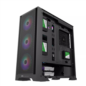 Lovingcool yüksek kalite ATX kasa kulesi oyun bilgisayarı pc durumda temperli cam ve OEM özel oyun pc ile CPU soğutma hayranları - Product Image 3