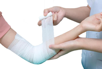 Bandage élastique orthopédique OEM Consommables médicaux de premiers soins faciles à utiliser pour le moulage de fractures osseuses