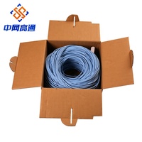 Al Aire Libre 305M sólido CopperFTP/UTP Cat6 23 AWG Cable Ethernet Cat6 Cable de red de comunicación