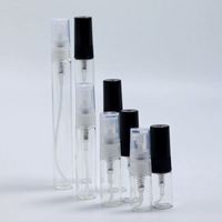 Botol Parfum Sampel Kecil 2ml 3ml 5ml 10ml Botol Semprot Mini Kosong Transparan Tabung Kaca Atomizer Tester Minyak Sablon