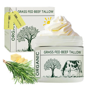 FDA-zertifizierter Feuchtigkeit creme hersteller Bio-Grass-gefütterter geschlagener Rinder talg und Honig balsam für trockene Körper hände - Product Image 1