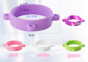 Chai nước xử lý Dây đeo Silicone chai nước sling, 3 lỗ an toàn chai Nước Chủ Ring cho Stanley cup phụ kiện - Product Image 2