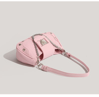 Vente chaude Y2K Style Streetwear Crocodile Motif À La Mode Rivet Aisselles Sac À Main Croissant Coeur Chaîne Sac À Bandoulière