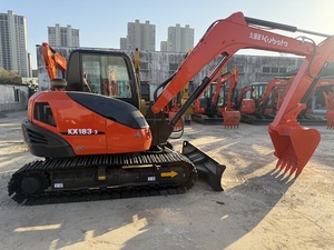 Mini-excavatrice sur chenilles Kubota KX183 presque neuve, excavatrice Kubota d'occasion de 8 tonnes en bon état, vente flash - Product Image 3