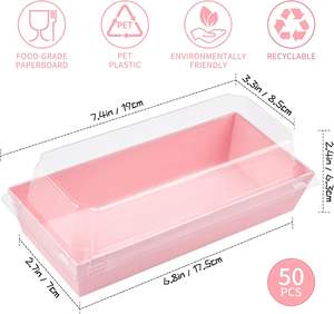 Scatole <span class=keywords><strong>di</strong></span> imballaggio per <span class=keywords><strong>pasticceria</strong></span> <span class=keywords><strong>rosa</strong></span> personalizzate Eco Recycle Gift Food Biscuit con finestra confezione <span class=keywords><strong>di</strong></span> biscotti dolci scatola <span class=keywords><strong>di</strong></span> Macaron <span class=keywords><strong>rosa</strong></span> trasparente - Product Image 2