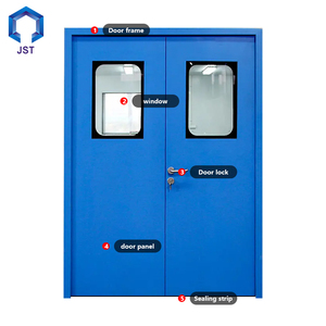 Porte battante de salle blanche modulaire de <span class=keywords><strong>boulangerie</strong></span> industrielle de Purification d'opération médicale de JST Gmp - Product Image 5