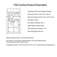 Imprimante 3D FDM Combo A1 / A2L / P2S / X2D, imprimante 3D de bureau multicolore à grande capacité et haute vitesse pour les créateurs et les ateliers