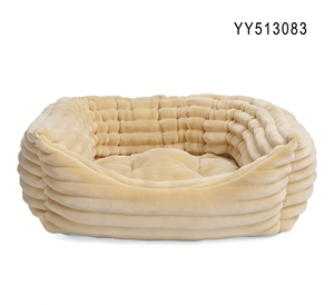 Cama para Mascotas YANGYANGPET de Lana y Pana, Ortopédica, de Espuma Viscoelástica, Cómoda, Tipo Cueva para Perros y Gatos, Extra Grande, Desmontable y Lavable, con Diseño Sólido - Product Image 2