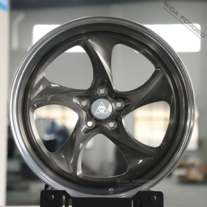 Jantes forgées deux pièces gris brossé sur mesure 19 20 21 pouces à déport profond en alliage pour <span class=keywords><strong>Dodge</strong></span> Challenger Charger <span class=keywords><strong>SRT</strong></span> Hellcat Muscle Cars - Product Image 6