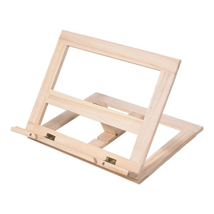 Soporte de madera para libros de escritorio, estantería multifuncional para lectura y práctica de caligrafía, para estudiantes y niños - Product Image 5