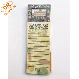 Bloc de notas con imán para nevera impreso personalizado, lista de compras, Bloc de notas magnético con bolígrafo - Product Image 4