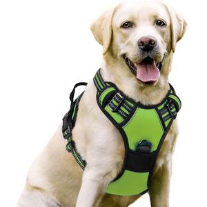 Elt verstellbares Nylon-Hunde geschirr mit reflektieren den Streifen, stilvoller, nicht ziehender Weste, Hochleistungs-Hunde geschirr, Hundes icherheit b - Product Image 5